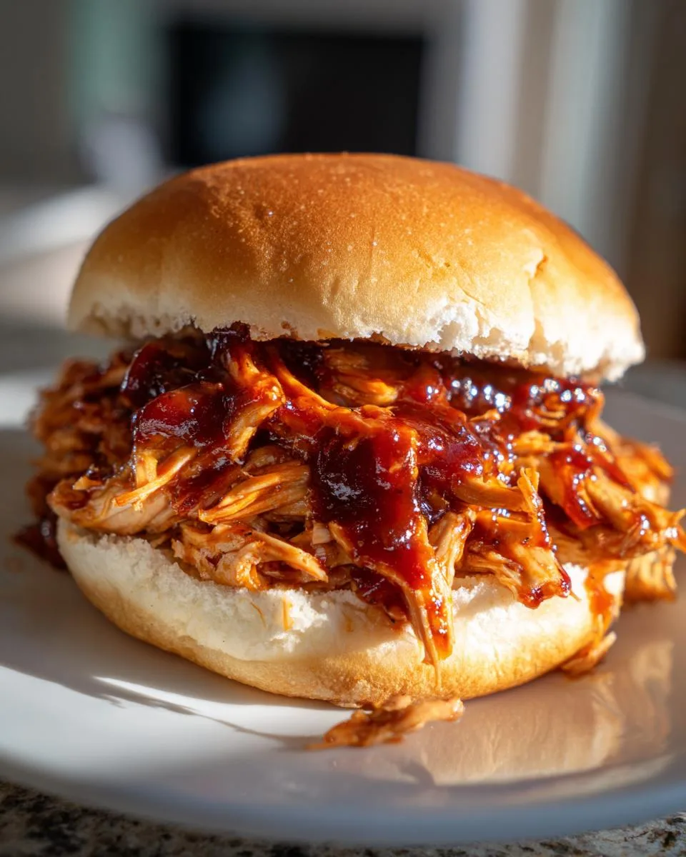2-Ingredient Crockpot BBQ Pulled Chicken That Melts in Your Mouth 6 Crockpot BBQ Pulled Chicken - detail 1