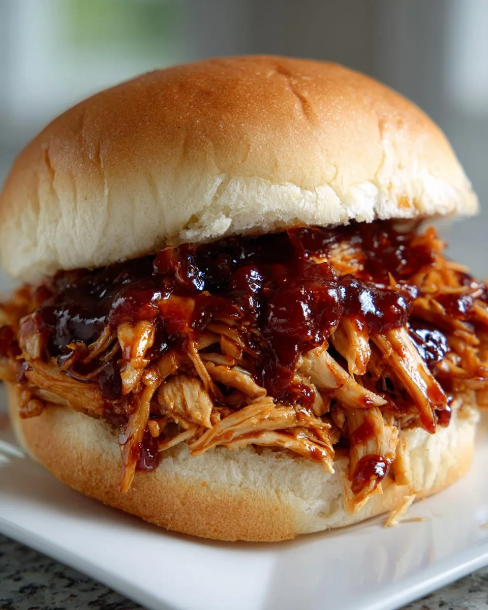 2-Ingredient Crockpot BBQ Pulled Chicken That Melts in Your Mouth 7 Crockpot BBQ Pulled Chicken - detail 2