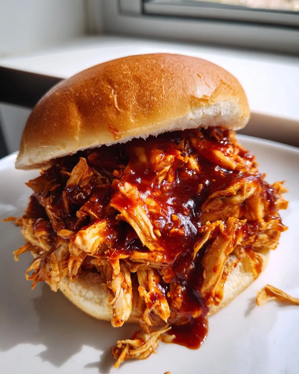 2-Ingredient Crockpot BBQ Pulled Chicken That Melts in Your Mouth 9 Crockpot BBQ Pulled Chicken - detail 4