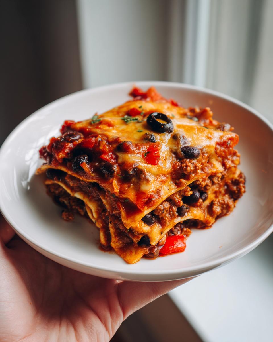 Healthy Slow Cooker Enchilada Casserole - detail 2