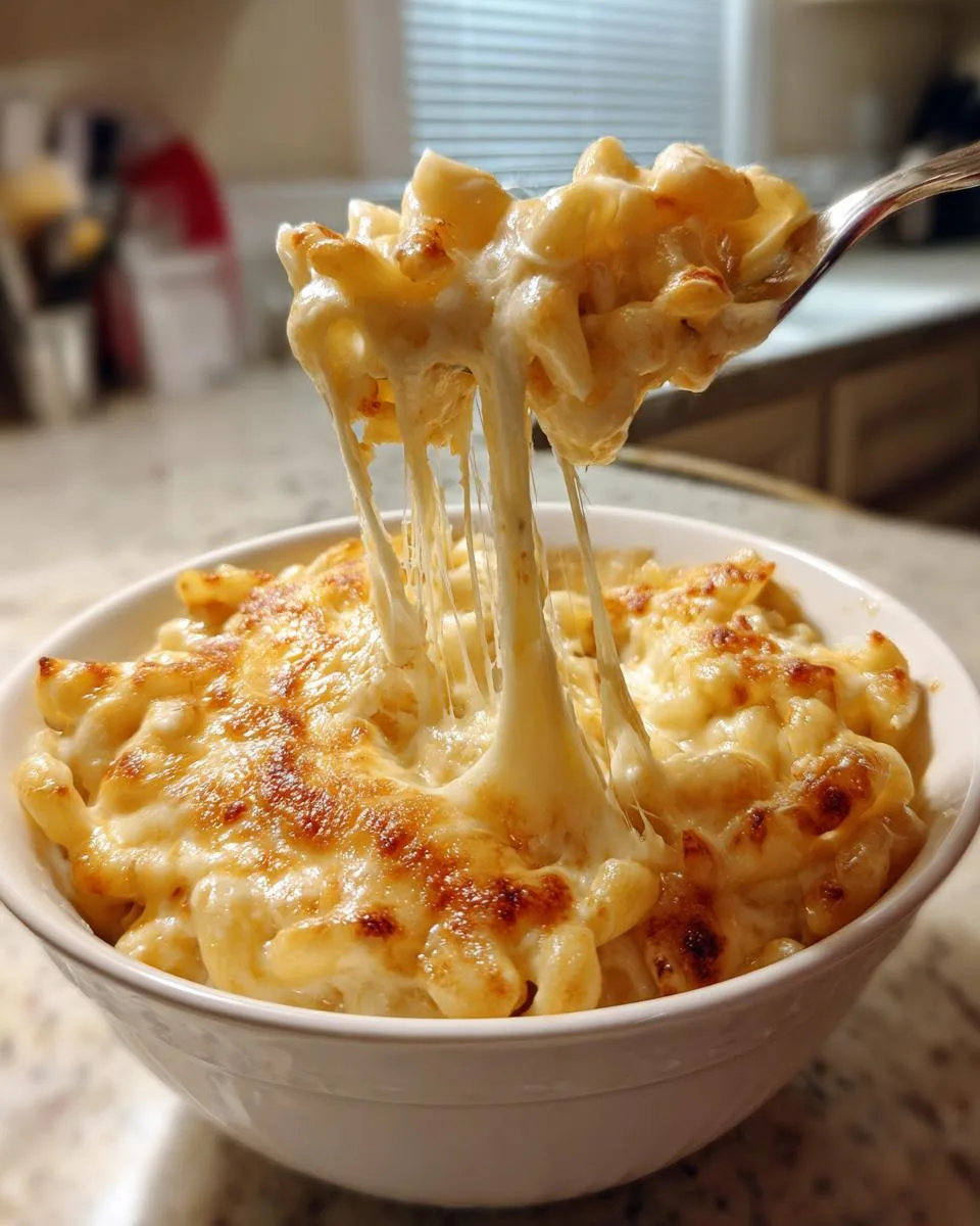 Creamy Slow Cooker Four Cheese Mac and Cheese in 2 Hours 7 SLOW COOKER FOUR CHEESE MAC AND CHEESE - detail 2