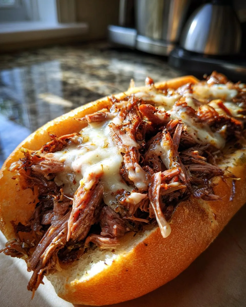 Slow Cooker Italian Beef Sandwiches with 3 Secret Ingredients 8 Slow Cooker Italian Beef Sandwiches - detail 3