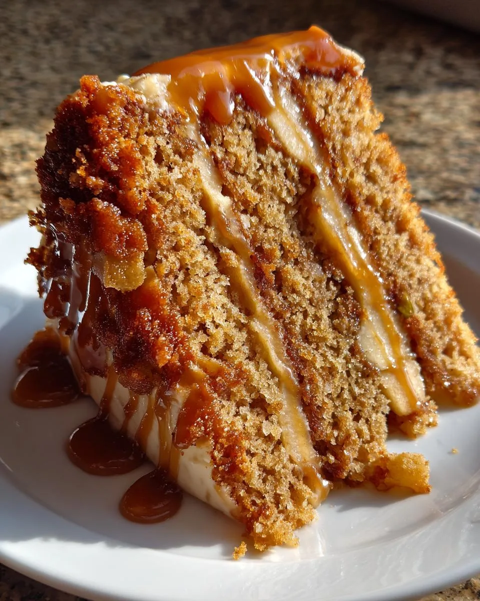 BEST Caramel Apple Spice Cake - detail 1
