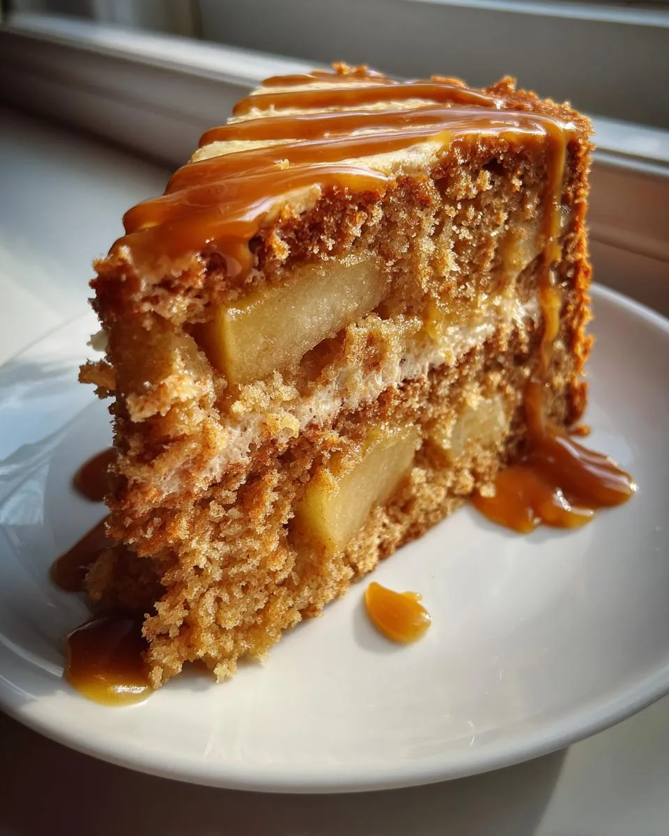 BEST Caramel Apple Spice Cake - detail 3
