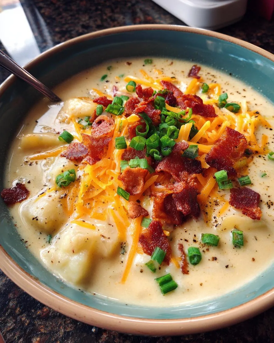 Baked Potato Soup - detail 2