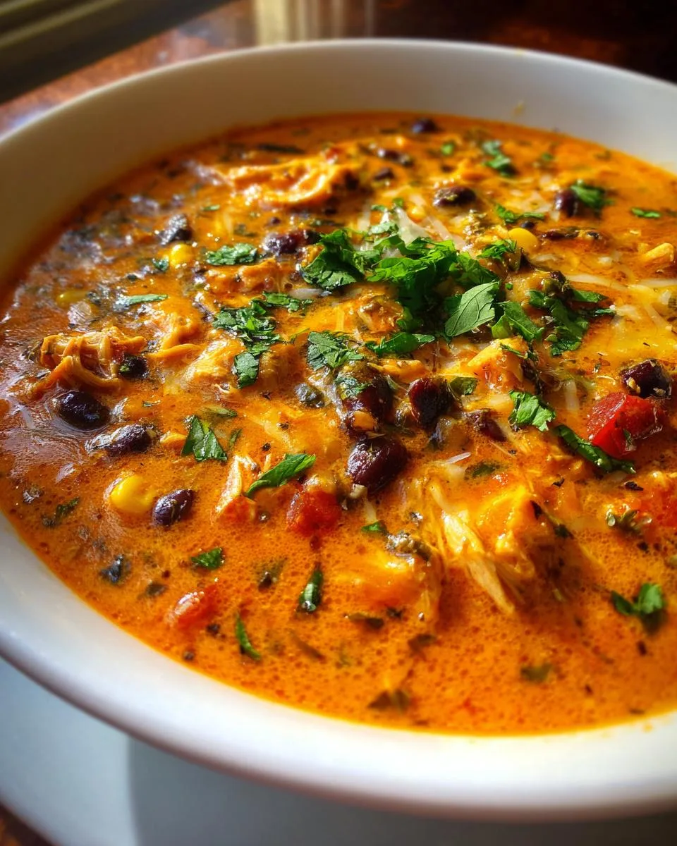 Creamy Chicken Enchilada Soup - detail 1