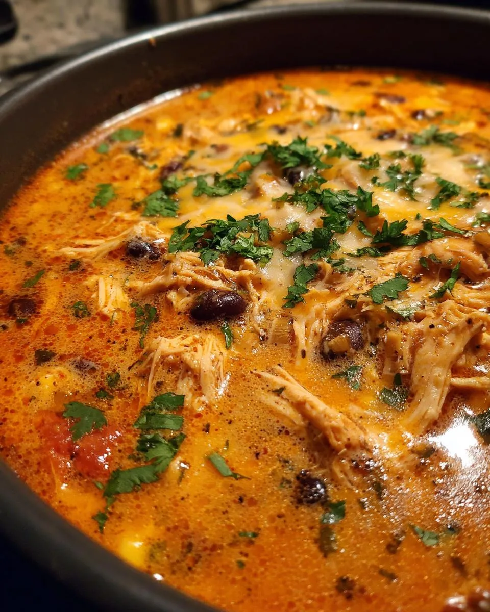 Creamy Chicken Enchilada Soup - detail 3