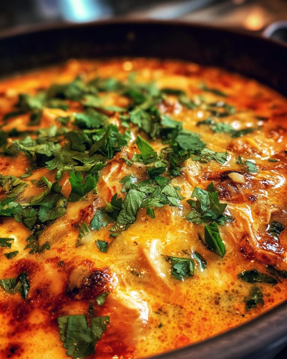 Creamy Chicken Enchilada Soup - detail 4