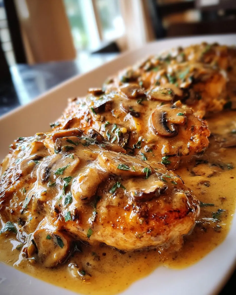 Creamy Crock Pot Chicken Marsala - detail 4