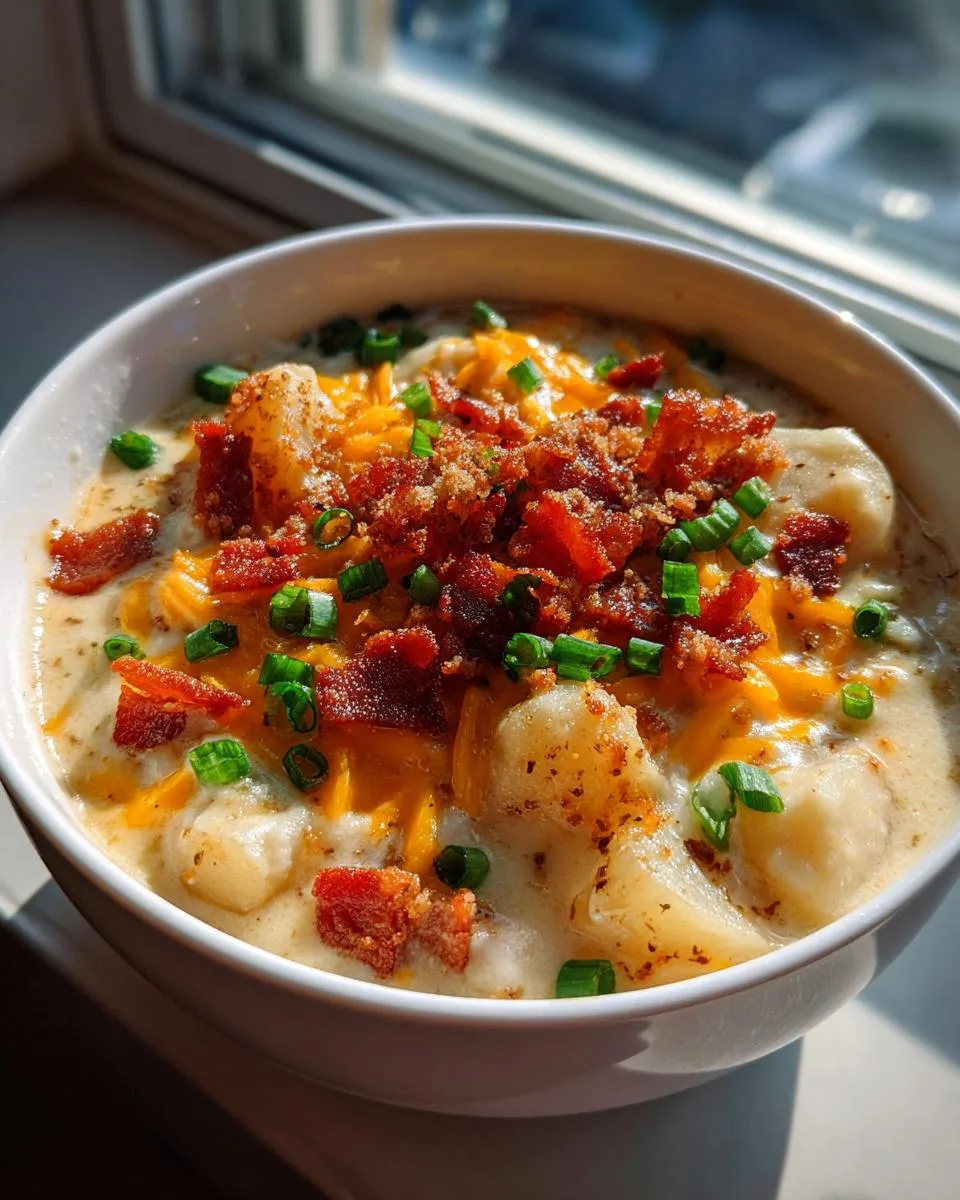 Crock Pot Baked Potato Soup - detail 2