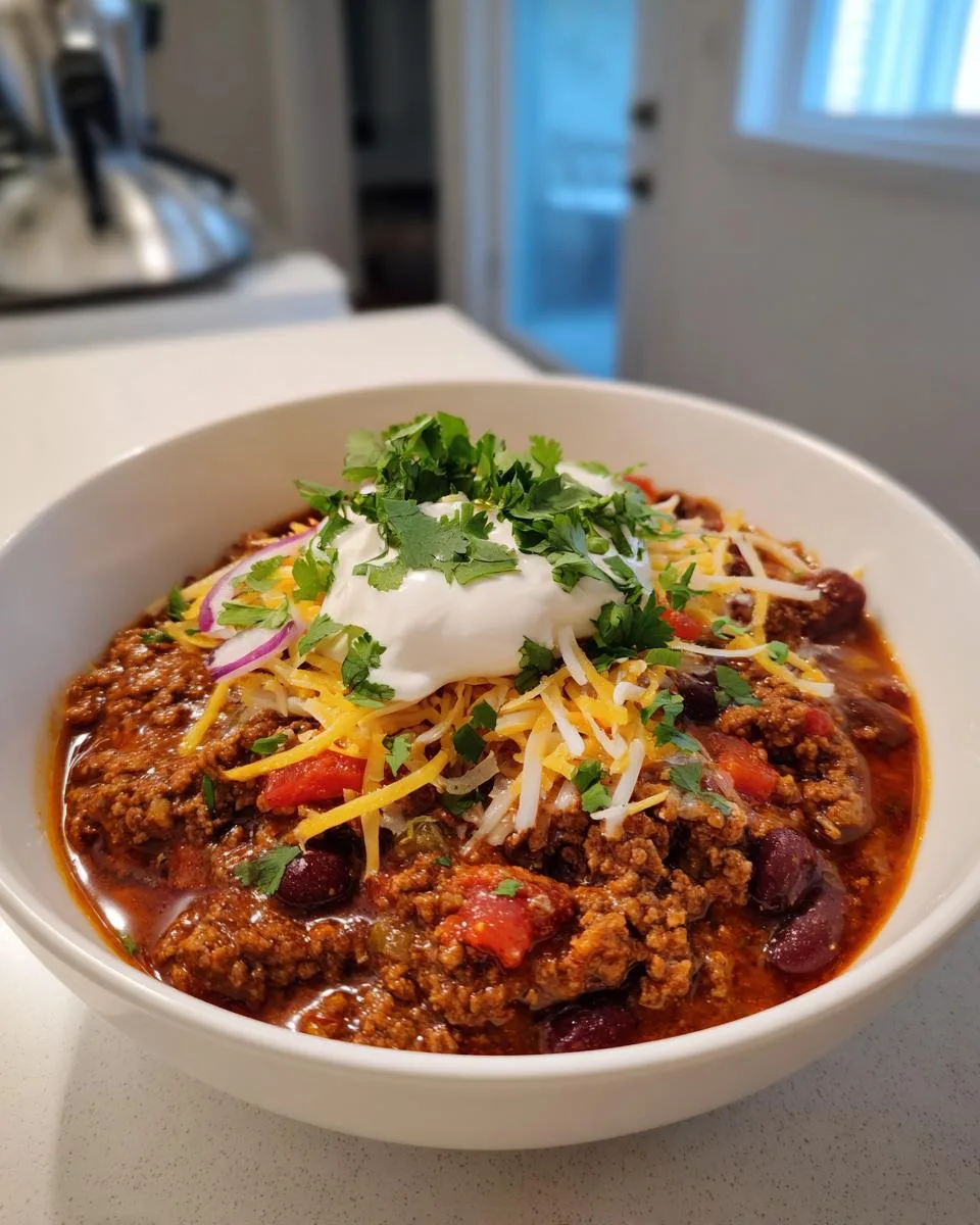 Crock Pot Chili Recipe - 6-Ingredient Comfort Heaven 8 Crock Pot Chili - detail 3