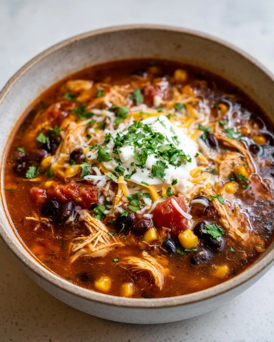 Crock Pot Easy Chicken Taco Soup - detail 3