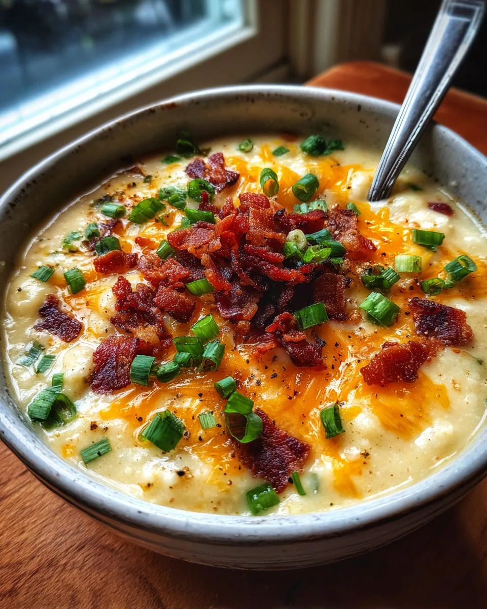Crock Pot Loaded Baked Potato Soup - detail 4