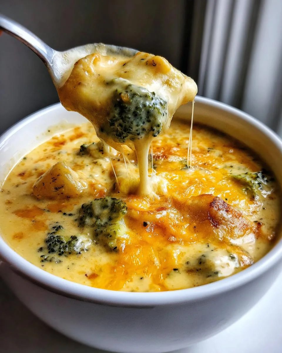 Irresistible Crock Pot Broccoli Cheddar Potato Soup 8 Crock pot Broccoli Cheddar Potato Soup - detail 3