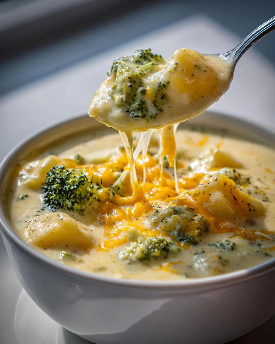 Irresistible Crock Pot Broccoli Cheddar Potato Soup 9 Crock pot Broccoli Cheddar Potato Soup - detail 4