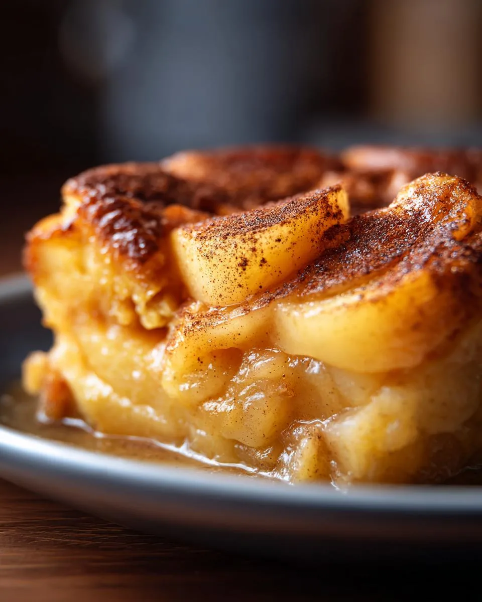 Crockpot Apple Pudding - detail 1