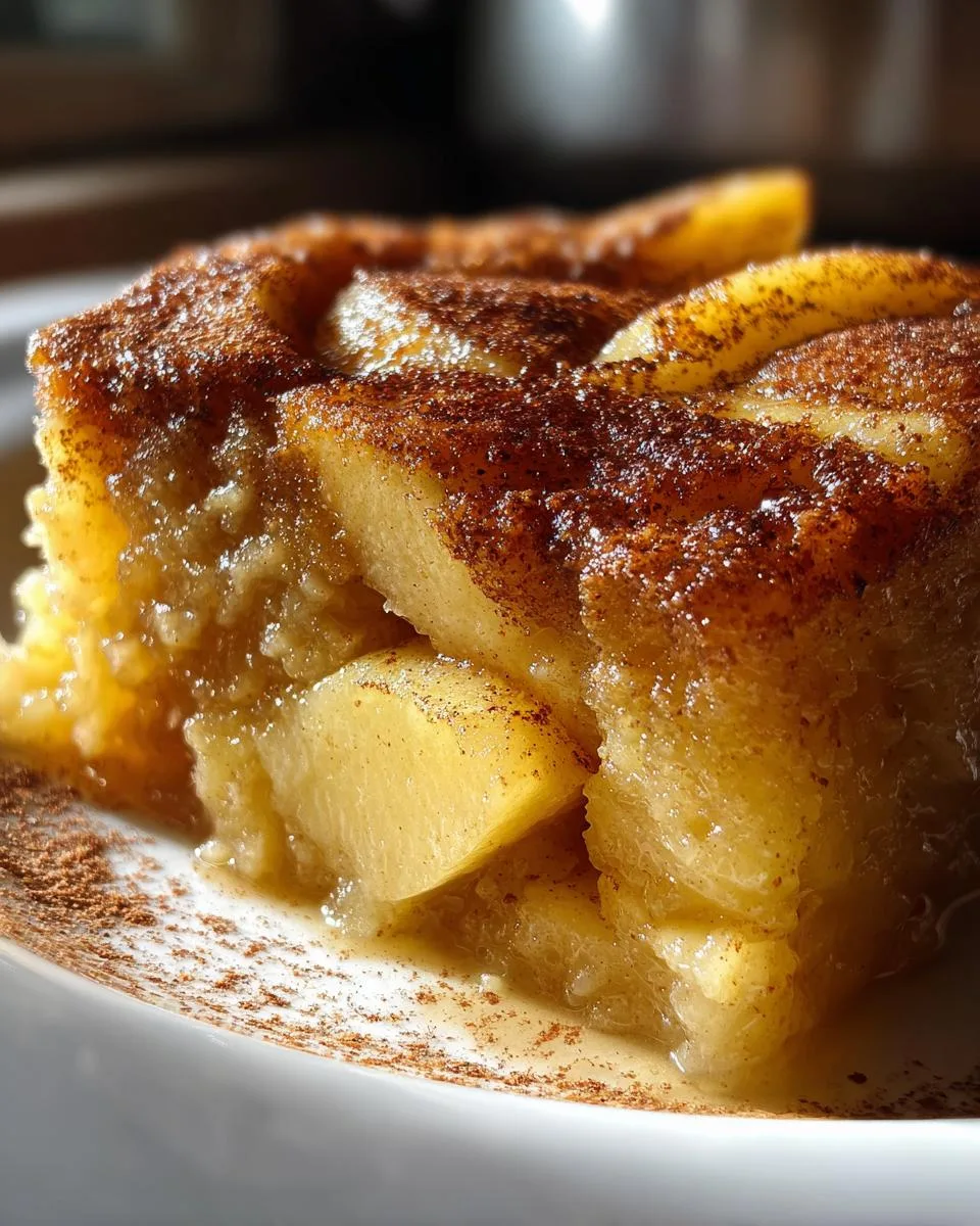 Crockpot Apple Pudding - detail 3