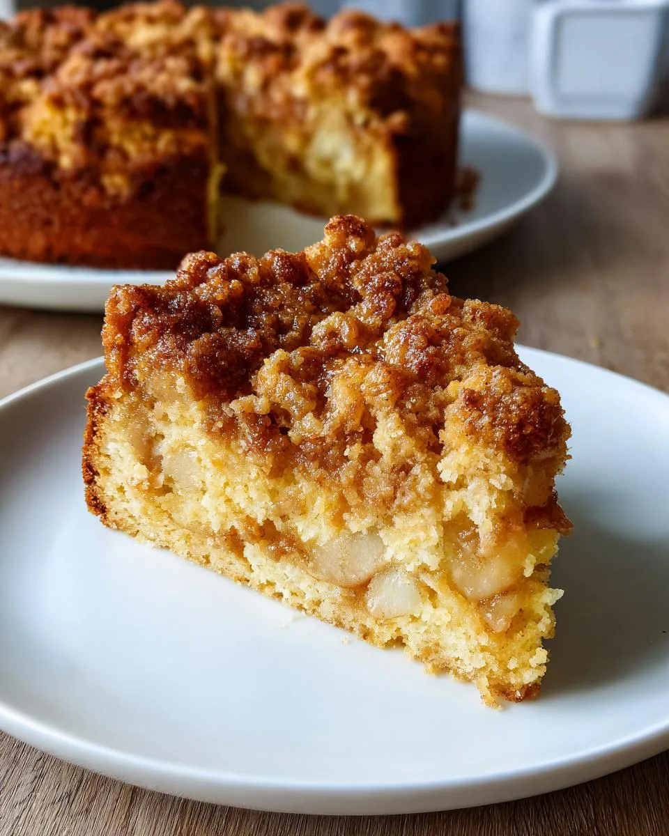 Irresistible Crockpot Apple Streusel Cake Recipe in 3 Easy Steps 8 Crockpot Apple Streusel Cake - detail 3