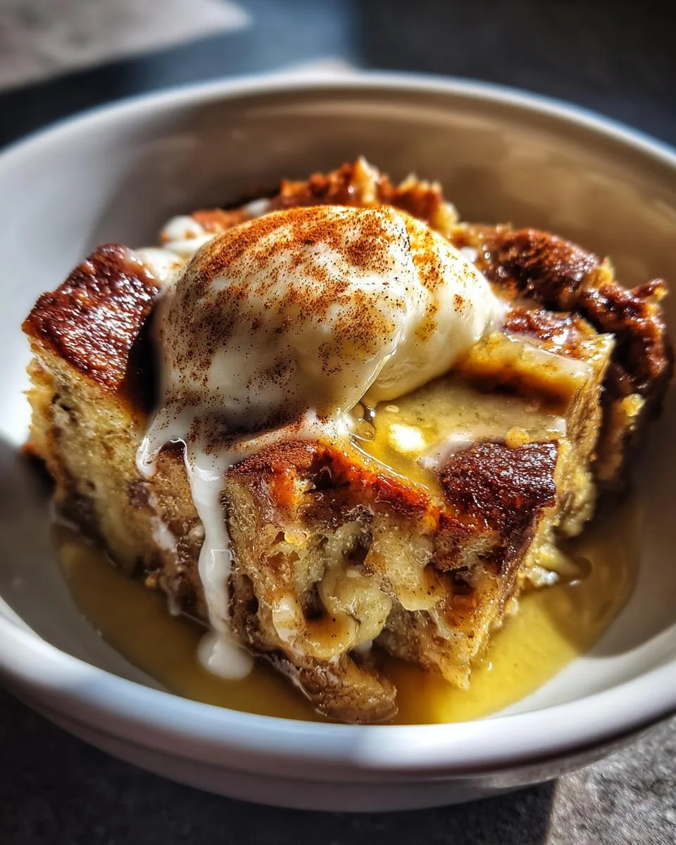 Crockpot Banana Bread Pudding - detail 3