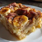 Crockpot Banana French Toast Casserole