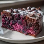Crockpot Blackberry Chocolate Cake