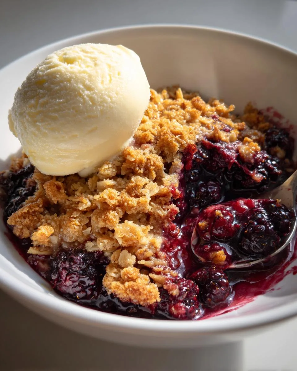 Irresistible Crockpot Blackberry Crisp in 3 Easy Steps 7 Crockpot Blackberry Crisp - detail 3