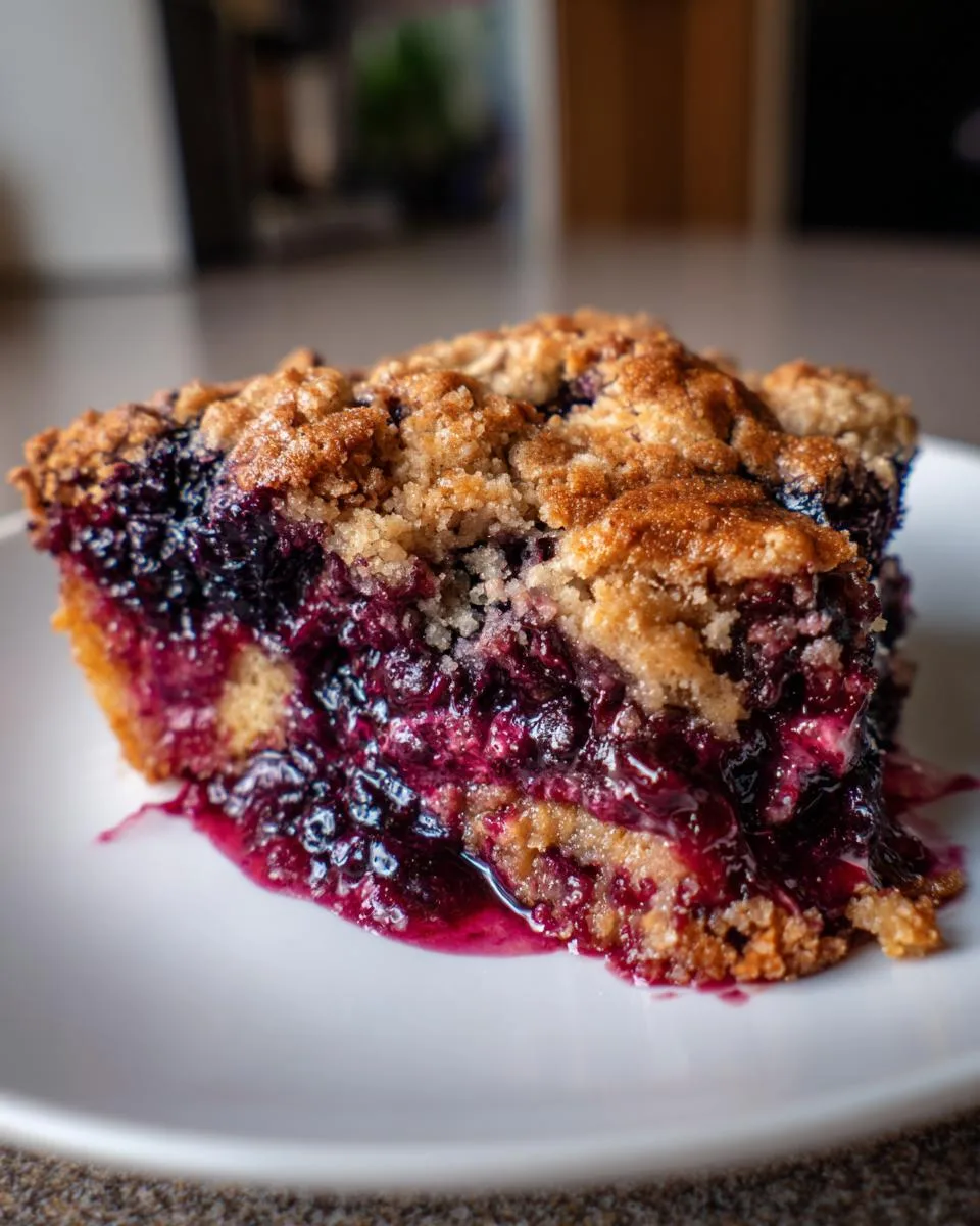 Crockpot Blackberry Dump Cake - detail 1
