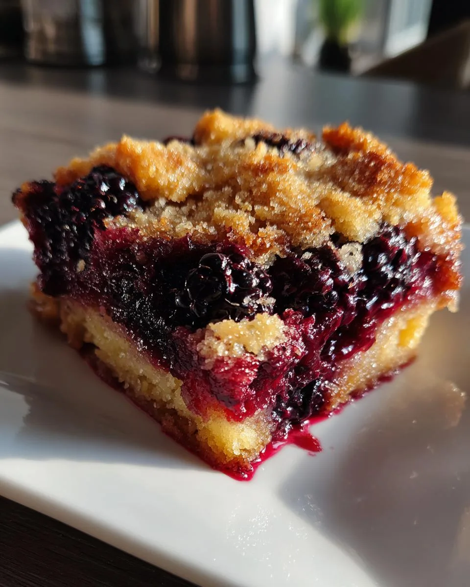 Crockpot Blackberry Dump Cake - detail 3