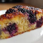 Crockpot Blackberry Muffin Cake