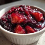 Crockpot Blackberry and Apple Compote