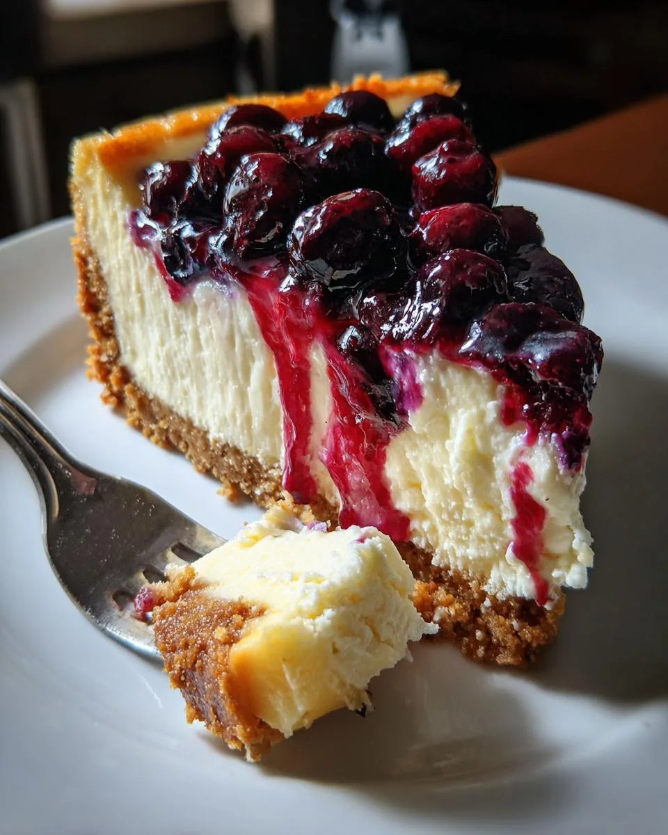 Magical 3-Ingredient Crockpot Blueberry Cheesecake You Need 6 Crockpot Blueberry Cheesecake - detail 1