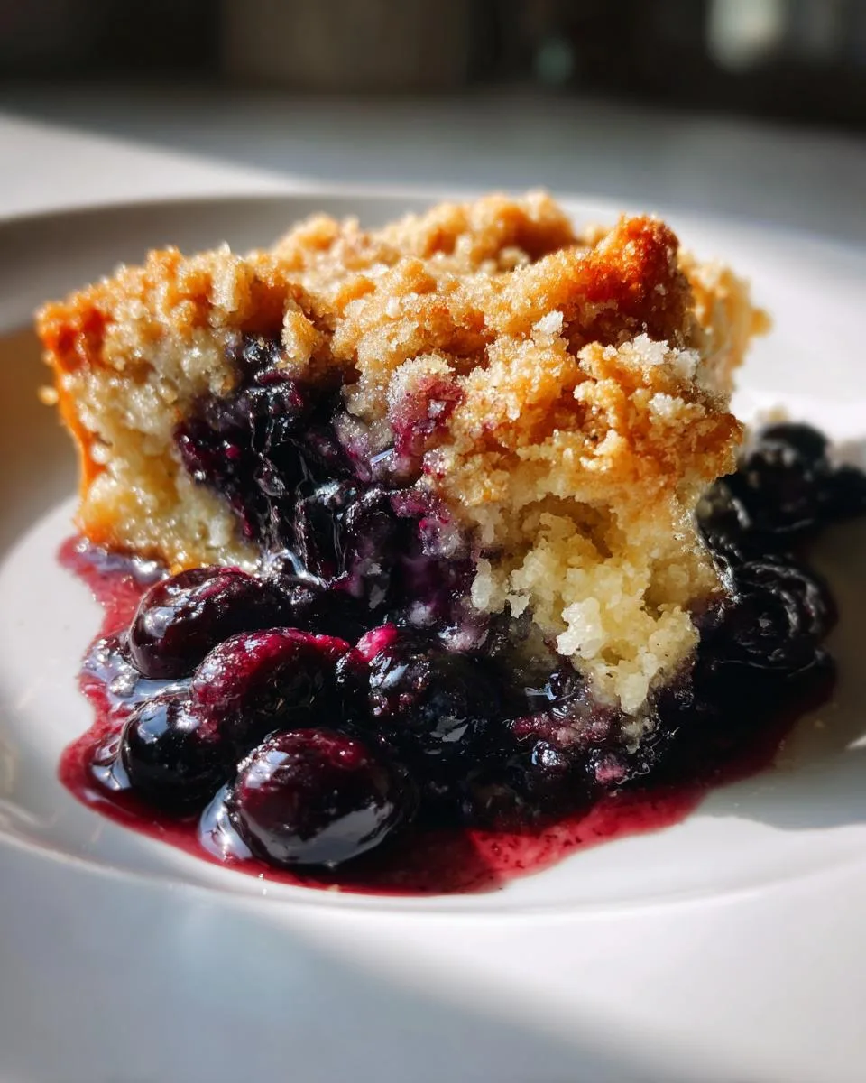 1 Irresistible Crockpot Blueberry Dump Cake in 4 Easy Steps 7 Crockpot Blueberry Dump Cake - detail 2