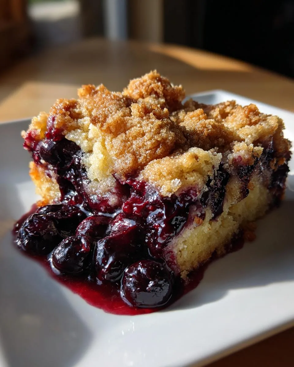 1 Irresistible Crockpot Blueberry Dump Cake in 4 Easy Steps 8 Crockpot Blueberry Dump Cake - detail 3