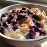 Creamy Crockpot Blueberry Rice Pudding - 1 Pot Magic 10 Crockpot Blueberry Rice Pudding