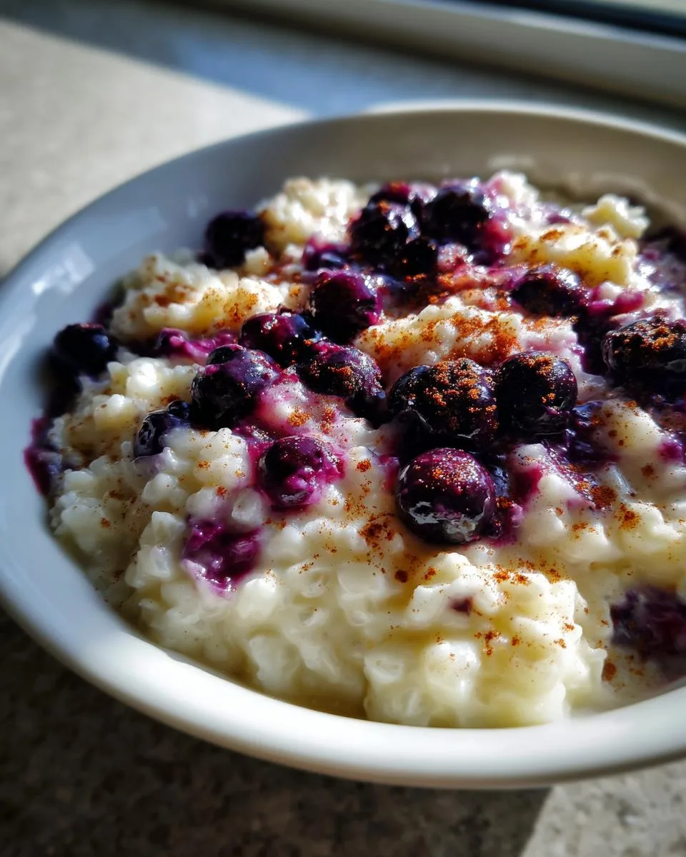 Creamy Crockpot Blueberry Rice Pudding - 1 Pot Magic 9 Crockpot Blueberry Rice Pudding - detail 4