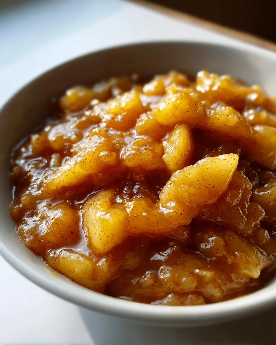 Irresistible 4-Ingredient Crockpot Caramel Apple Sauce Bliss 7 Crockpot Caramel Apple Sauce - detail 2