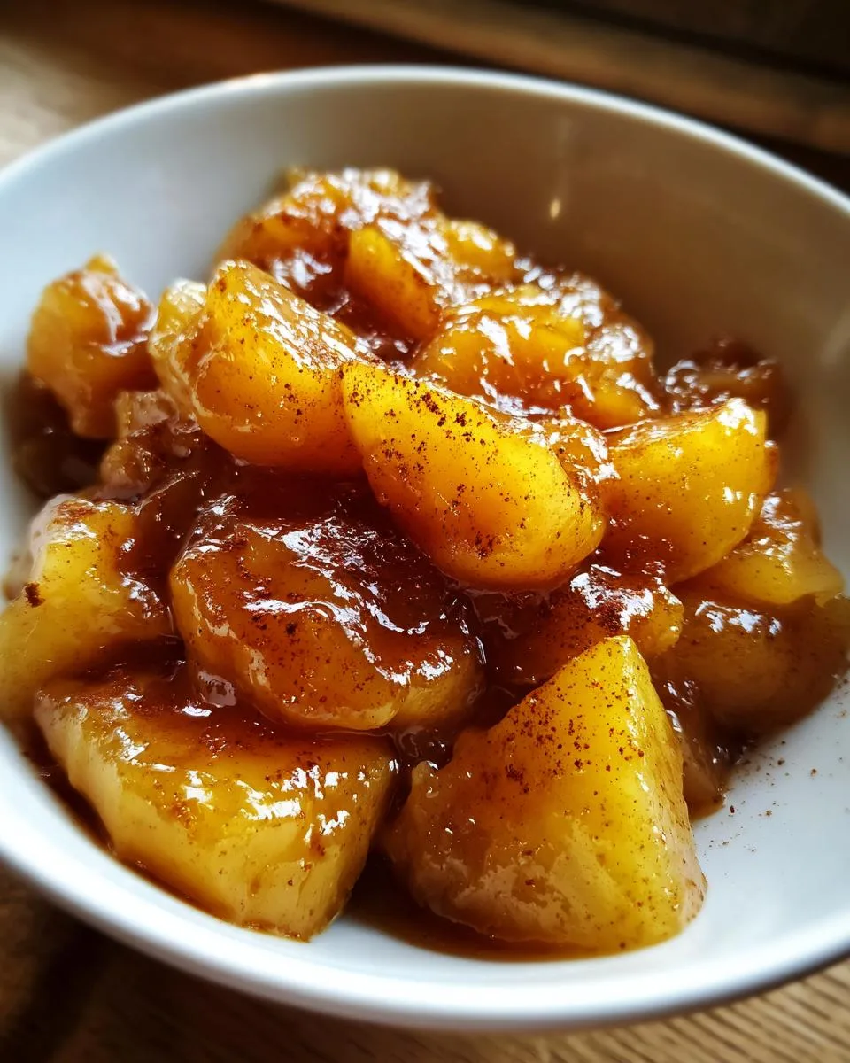 Irresistible 4-Ingredient Crockpot Caramel Apple Sauce Bliss 9 Crockpot Caramel Apple Sauce - detail 4