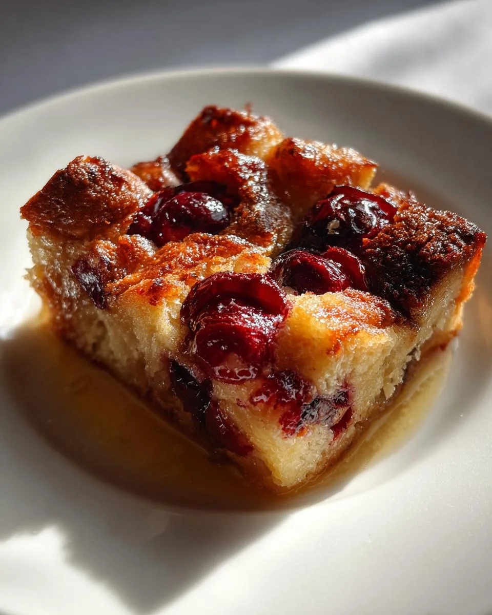 Easy 4-Ingredient Crockpot Cherry Bread Pudding Recipe 6 Crockpot Cherry Bread Pudding - detail 1