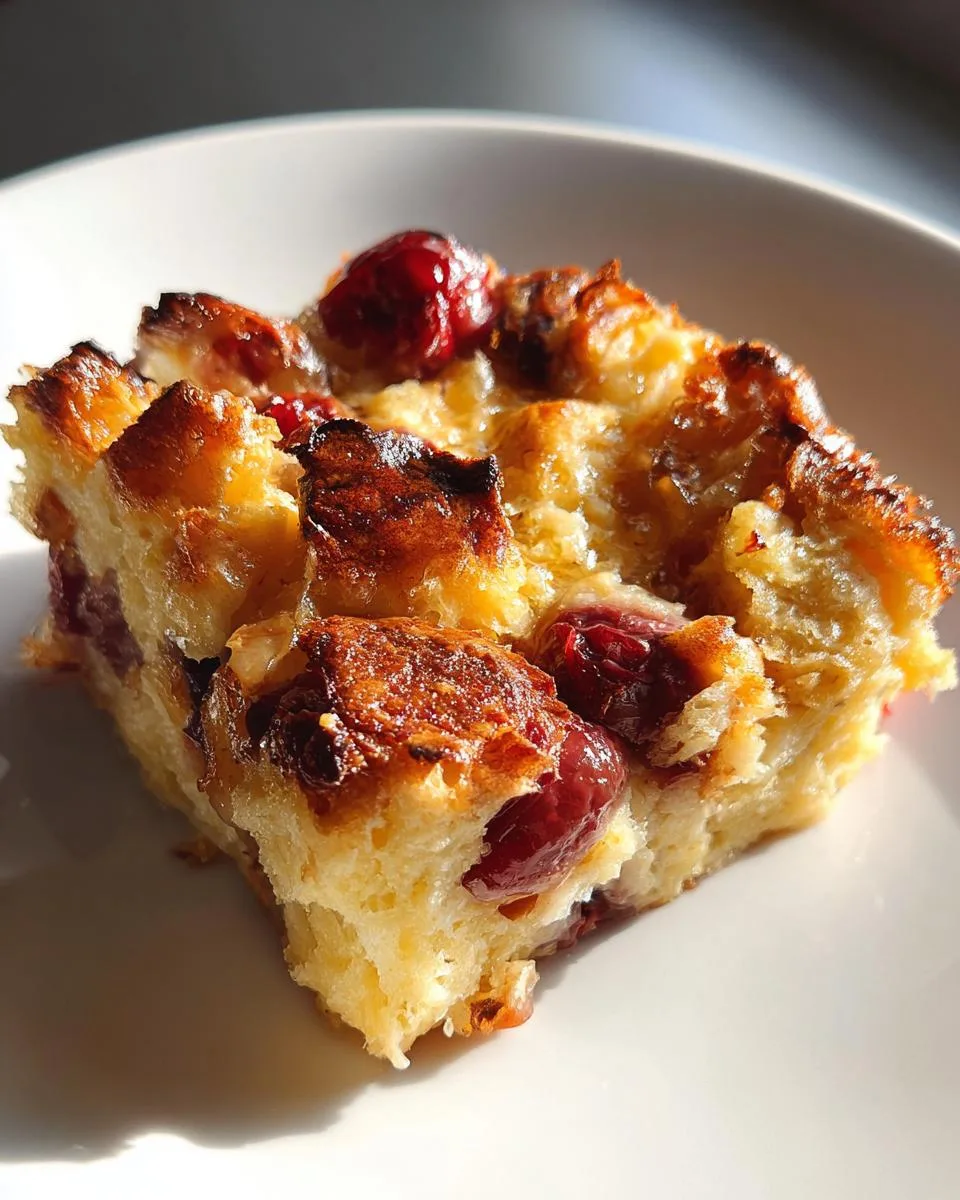 Easy 4-Ingredient Crockpot Cherry Bread Pudding Recipe 8 Crockpot Cherry Bread Pudding - detail 3