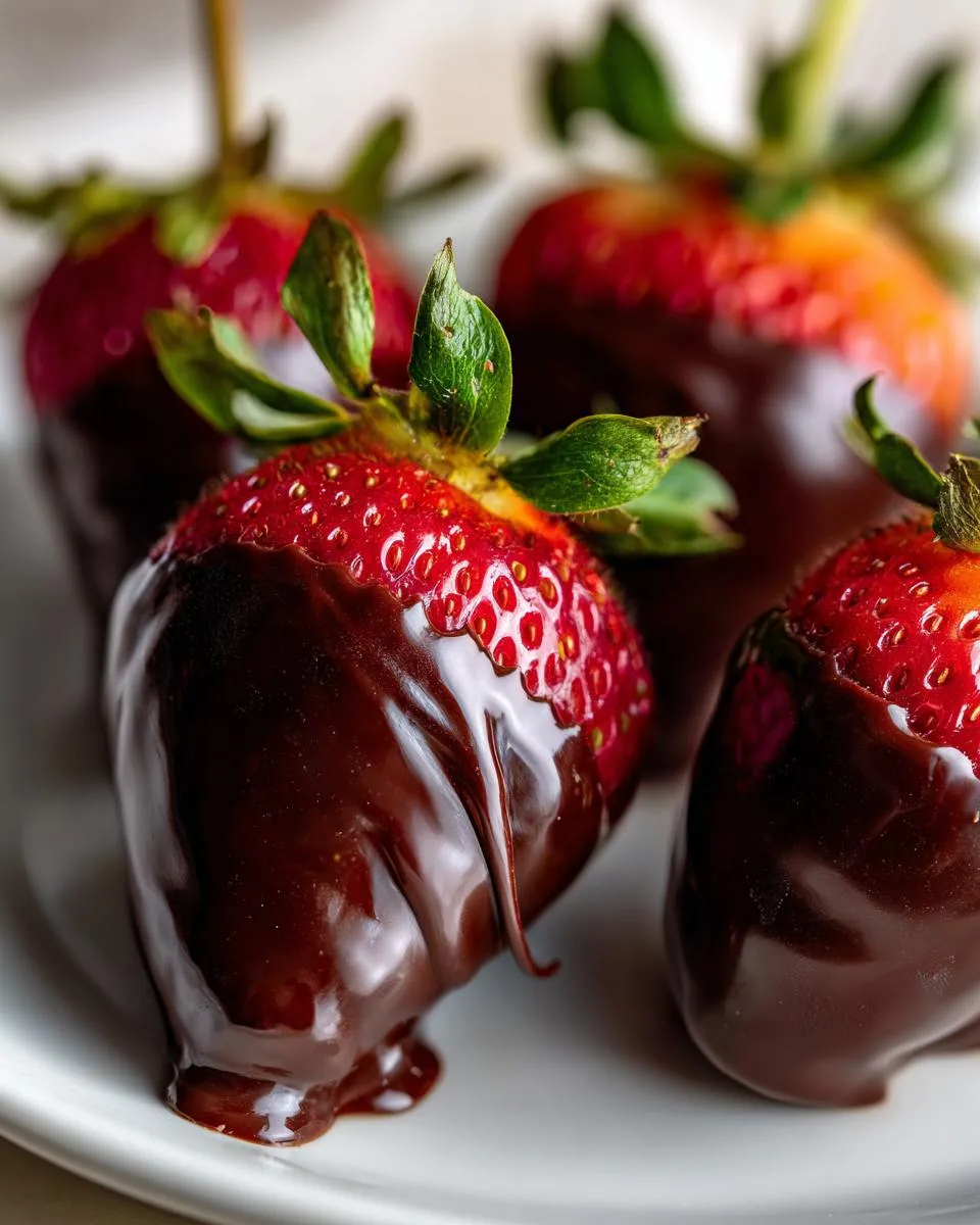 Crockpot Chocolate Covered Strawberries - detail 4