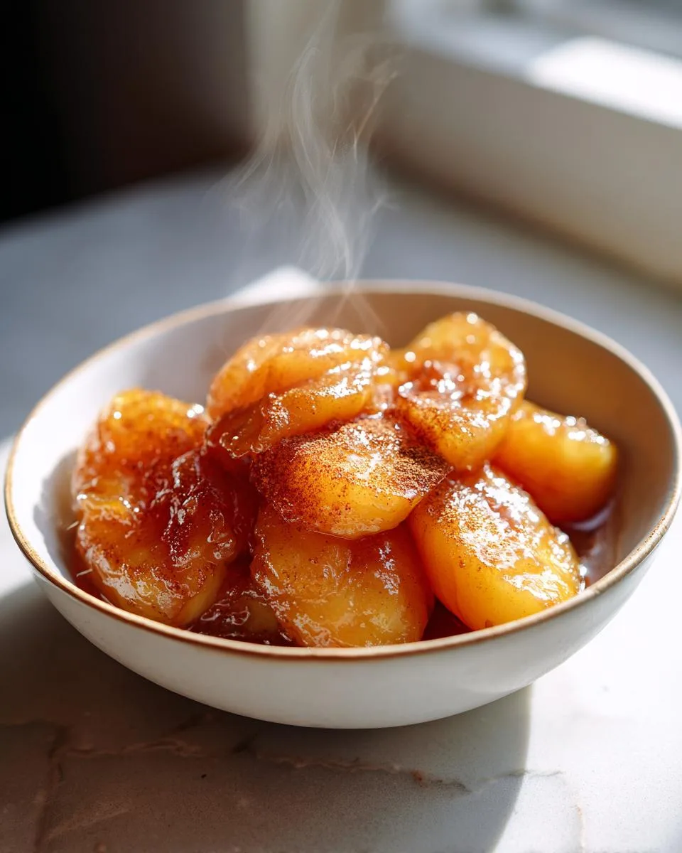 Crockpot Cinnamon Peaches - detail 1