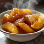 Crockpot Cinnamon Peaches