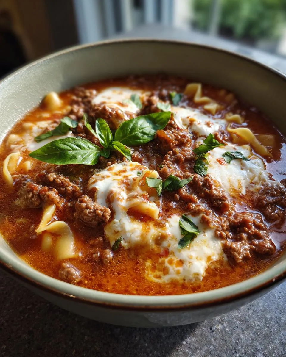 Crockpot Lasagna Soup - detail 1