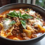 Crockpot Lasagna Soup