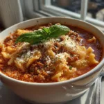 Crockpot Lasagna Soup