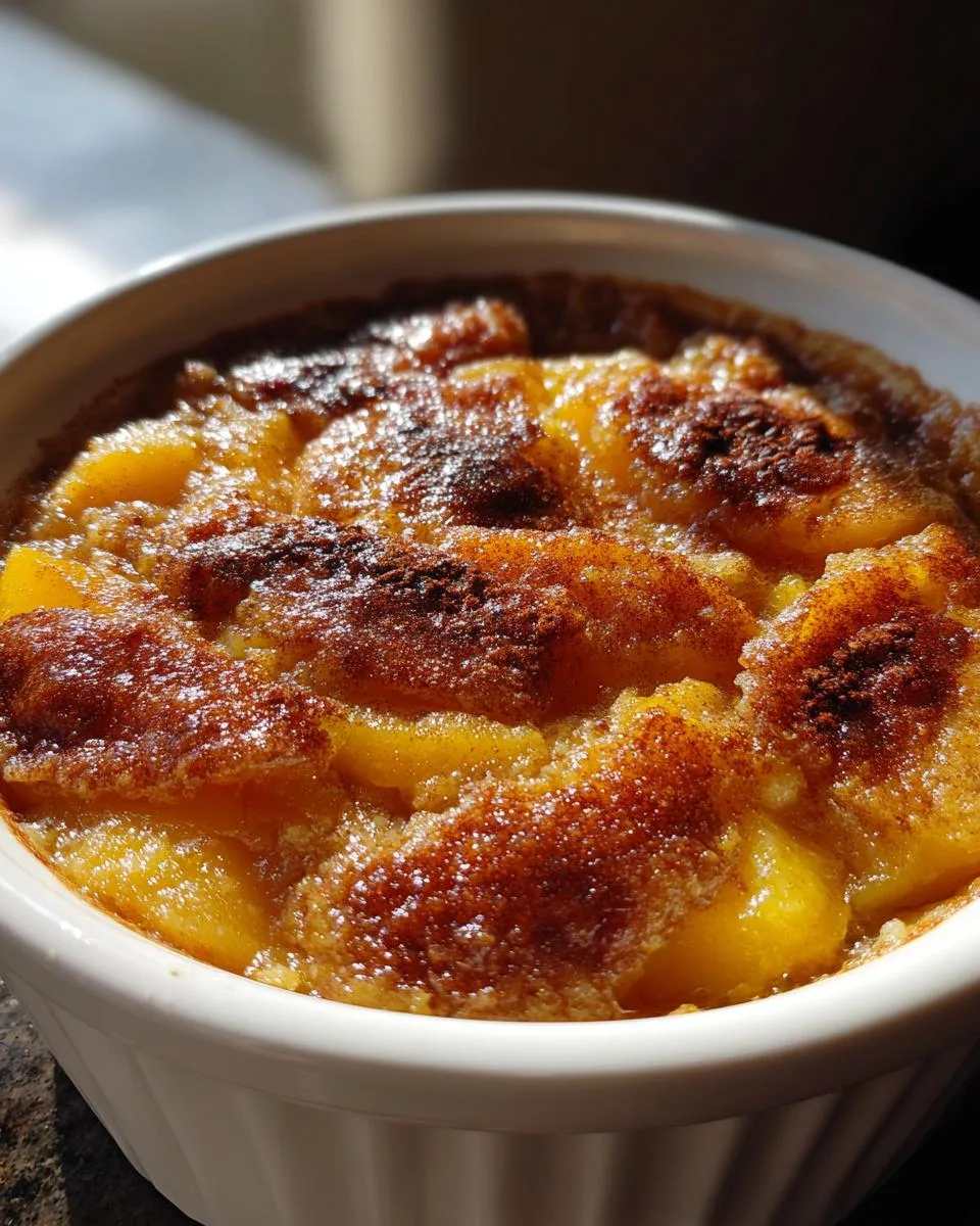 Irresistible 4-Ingredient Crockpot Peach Dump Cake 7 Crockpot Peach Dump Cake - detail 3