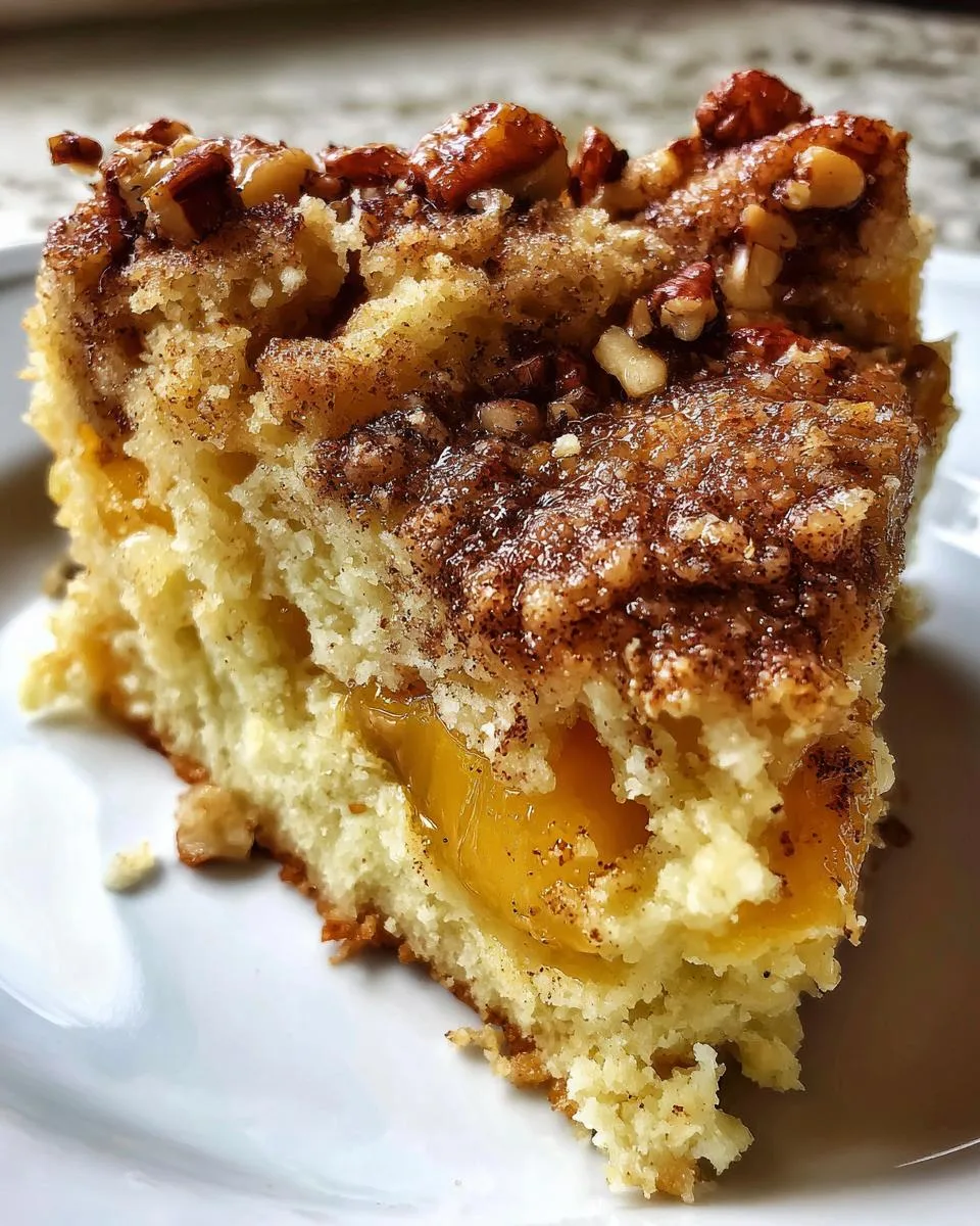 Crockpot Peach Dump Cake - detail 3