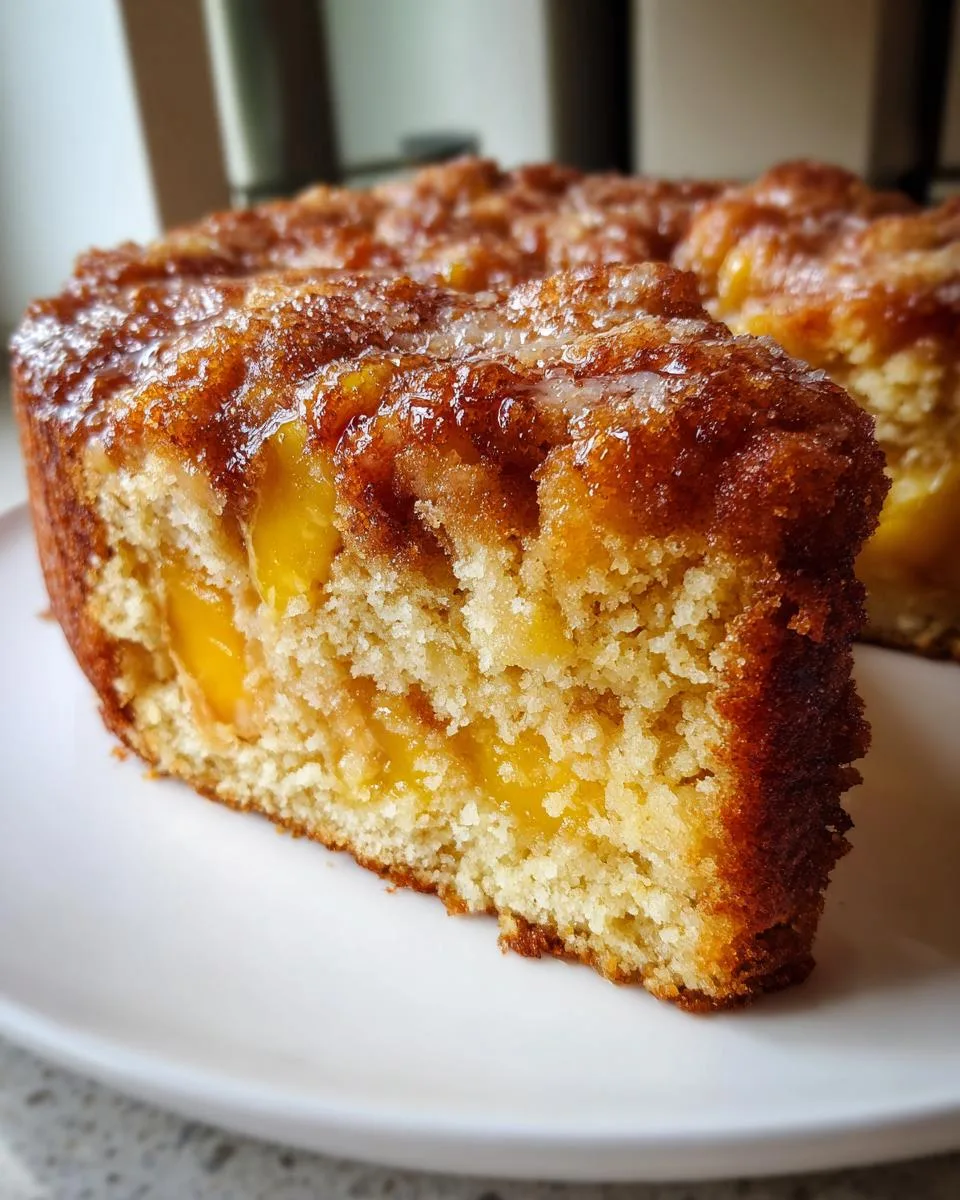 Crockpot Peach Muffin Cake: 3-Ingredient Magic Dessert! 5 Crockpot Peach Muffin Cake - detail 1