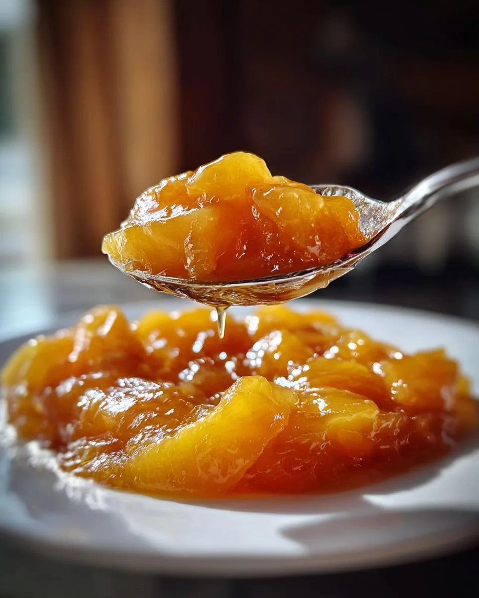 Decadent Crockpot Peach Pie Filling in 3 Simple Steps 5 Crockpot Peach Pie Filling - detail 1