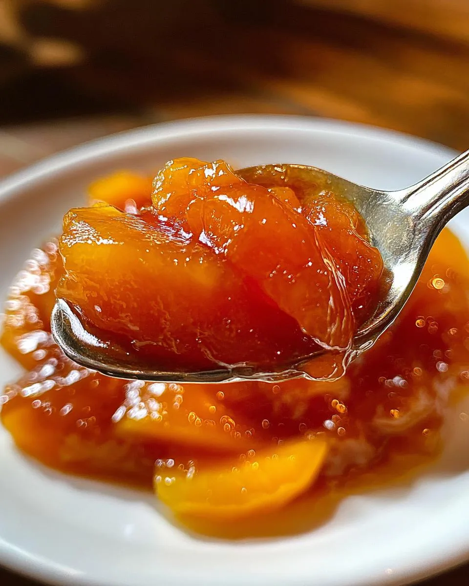 Decadent Crockpot Peach Pie Filling in 3 Simple Steps 6 Crockpot Peach Pie Filling - detail 2